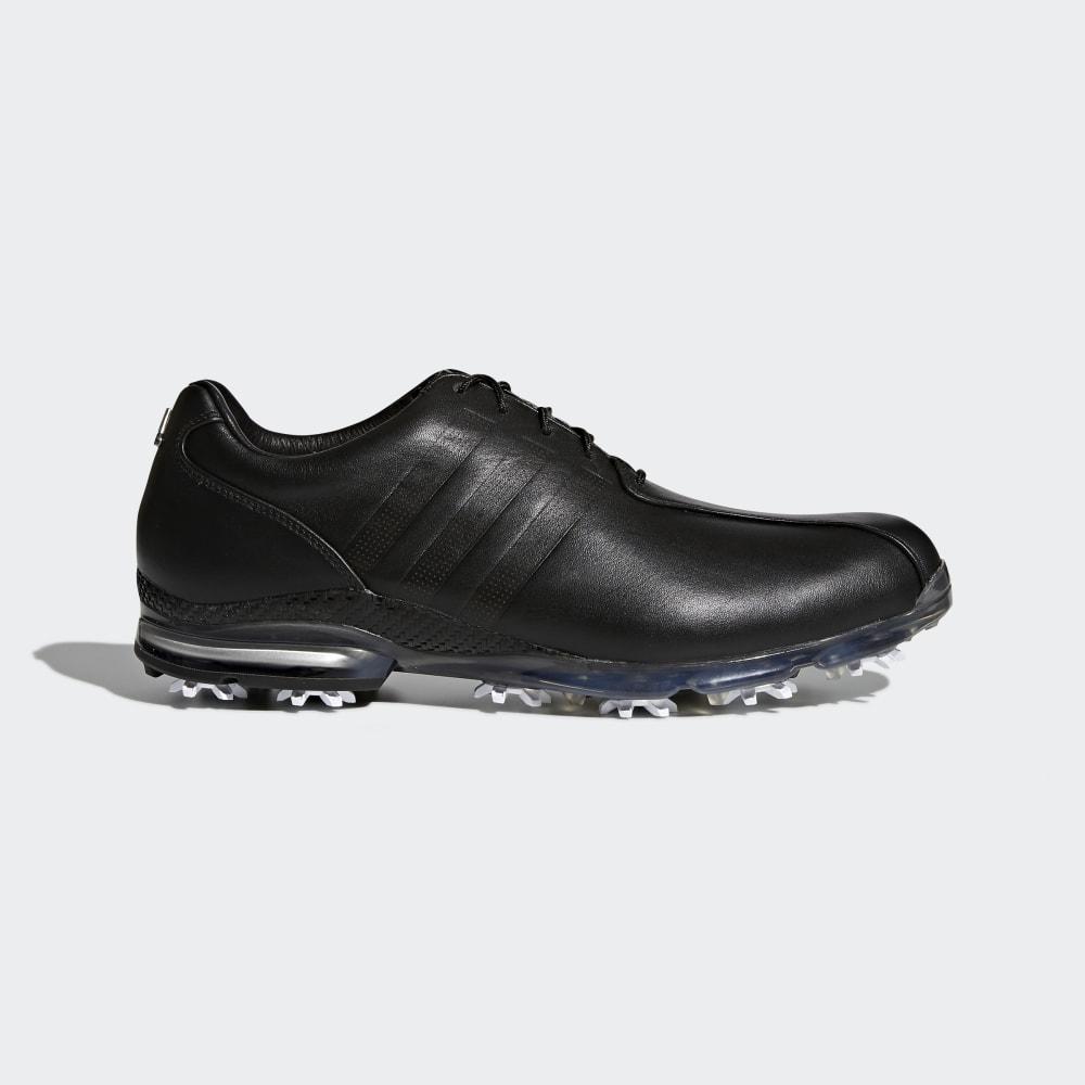 Adidas Men's Adipure TP Golf Shoes Black/Dark Silver Metal Ireland Q44674